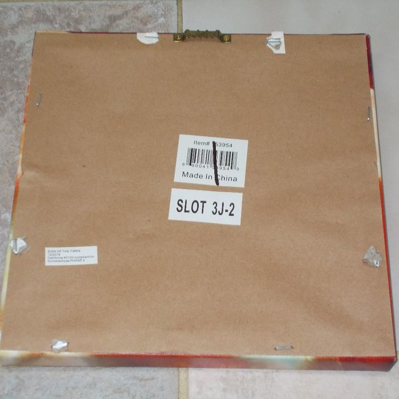 Cute acrylic Pig painting, 10"x10"x1" - Picture 3 of 3